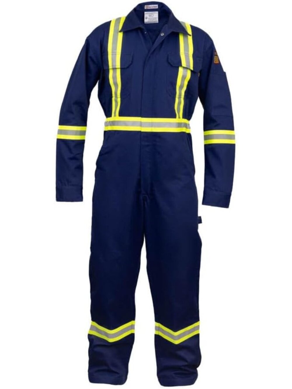 Flame Resistant High Visibility Coverall - Safety Workwear for Men & Women